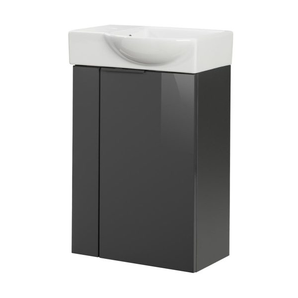 Fackelmann SBC LUNA Gäste WC Set 2-teilig 45 cm