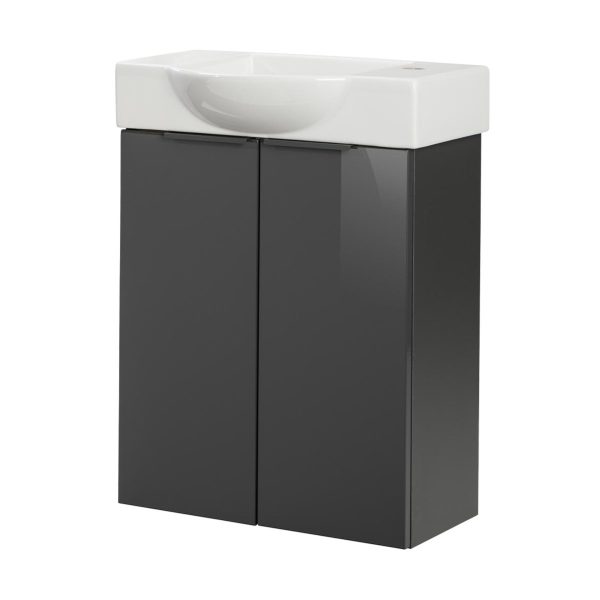 Fackelmann SBC LUNA Gäste WC Set 2-teilig 55 cm