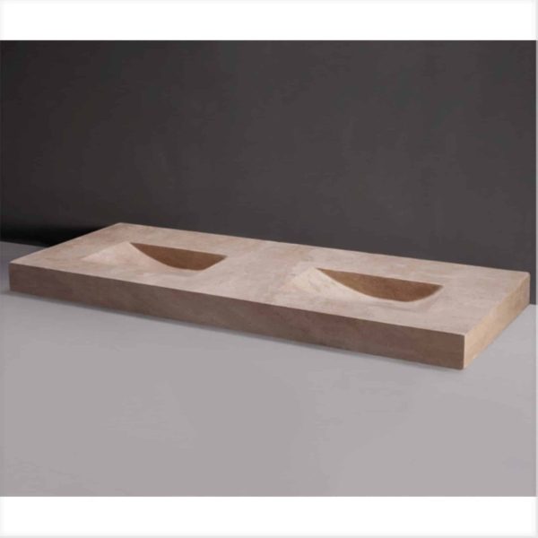 Waschbecken Naturstein NAPOLI II 160 cm breit