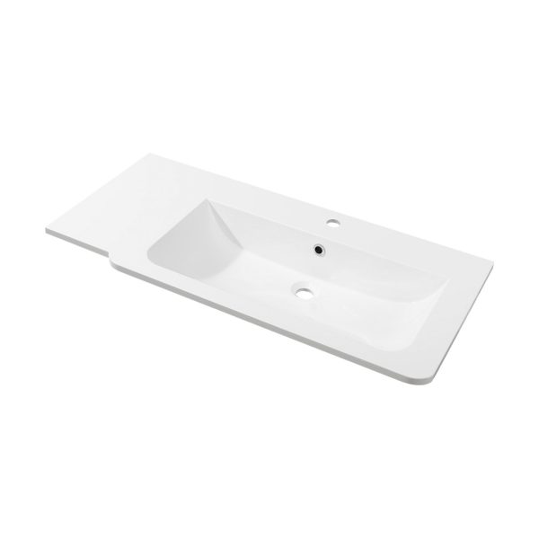 Fackelmann LUXOR Waschbecken 100 cm aus Gussmarmor