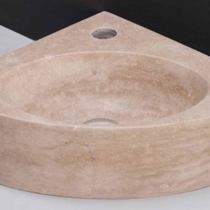 Waschbecken Naturstein TURINO (30 cm) Travertin