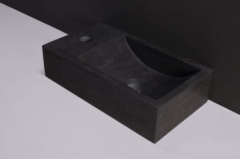 Waschbecken Naturstein VENETIA (40 cm) Bluestone