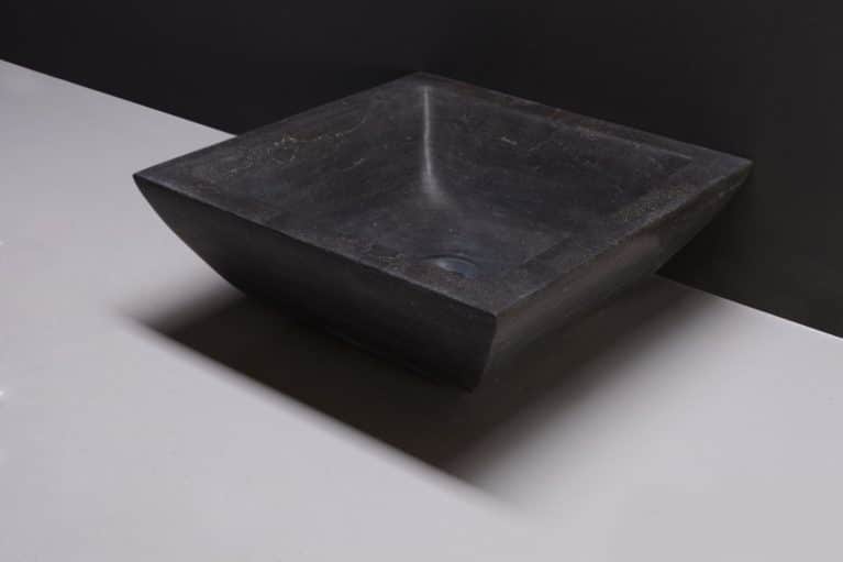 Waschbecken Naturstein SIRACUSA (40 cm) Bluestone