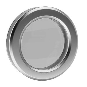 Bullauge ø 250 mm Milchglas Edelstahl mit Teleskoprahmen BT25/0 - ohne Schrauben