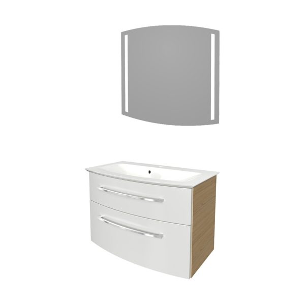 Fackelmann B.STYLE Badmöbel Set 3-teilig