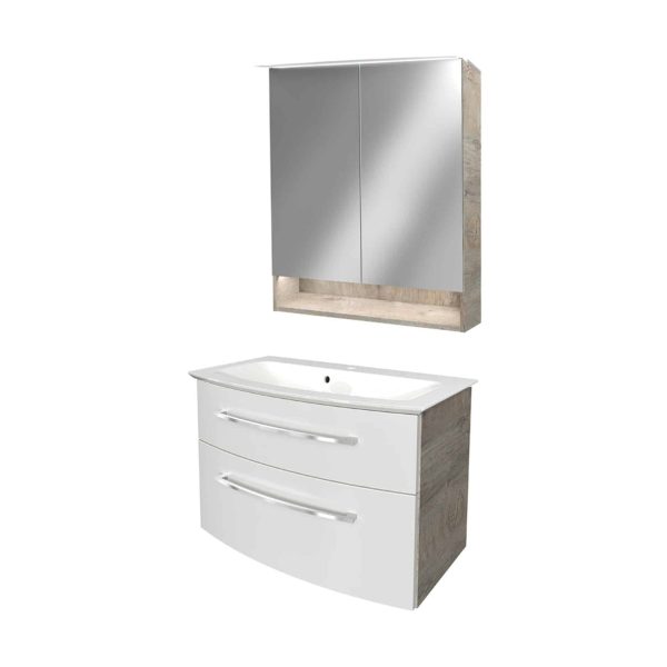 Fackelmann B.STYLE Badmöbel Set 3-teilig