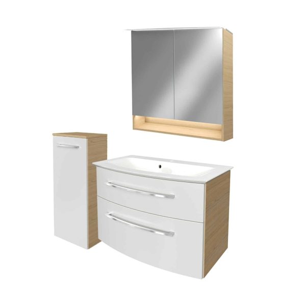 Fackelmann B.STYLE Badmöbel Set 4-teilig