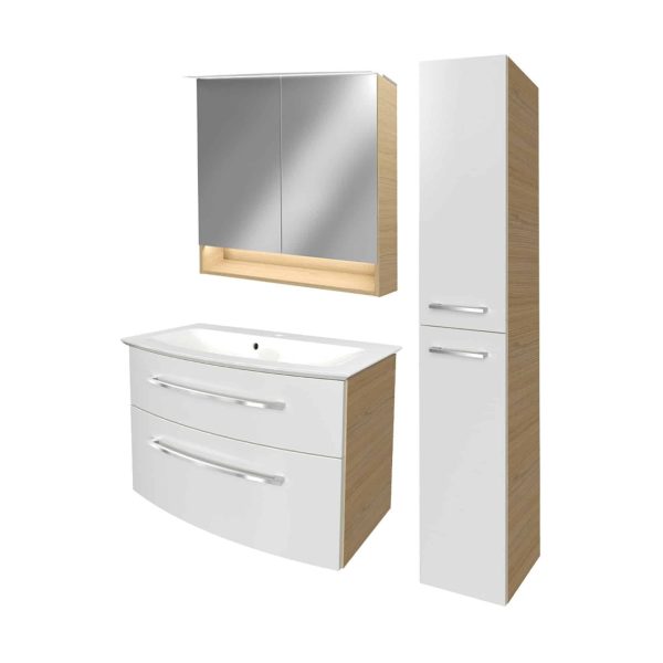 Fackelmann B.STYLE Badmöbel Set 4-teilig