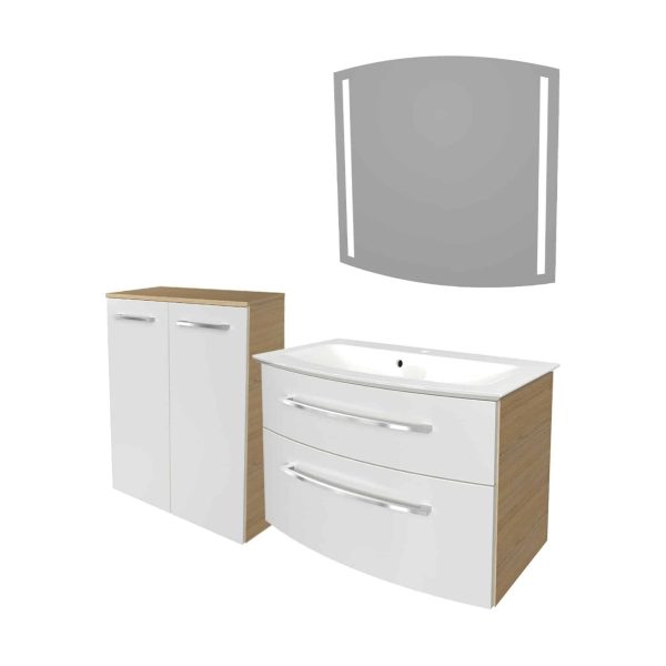 Fackelmann B.STYLE Badmöbel Set 4-teilig