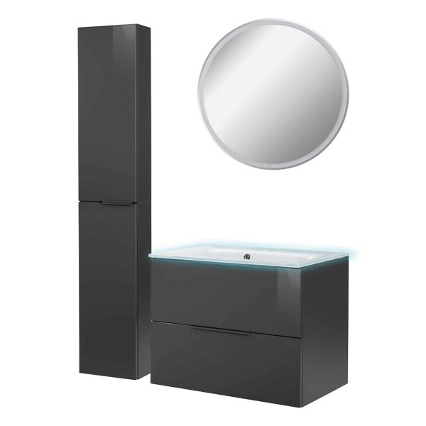 Fackelmann LUNA Badmöbel Set 5-teilig