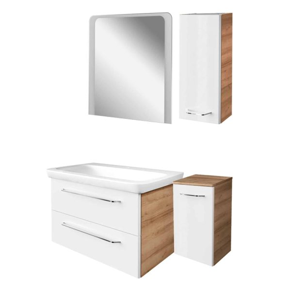 FACKELMANN MILANO Badmöbel Set 5-teilig