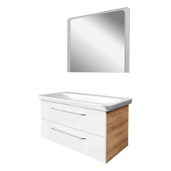 FACKELMANN MILANO Badmöbel Set 3-teilig