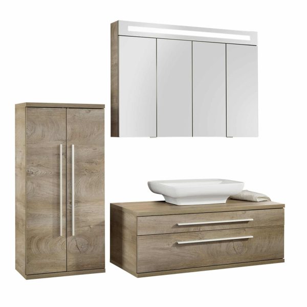 Fackelmann STANFORD Badmöbel Set 4-teilig