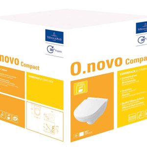 VILLEROY & BOCH O.NOVO Tiefspül-WC mit WC-Sitz