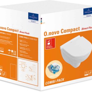 VILLEROY & BOCH O.NOVO Tiefspül-WC mit WC-Sitz