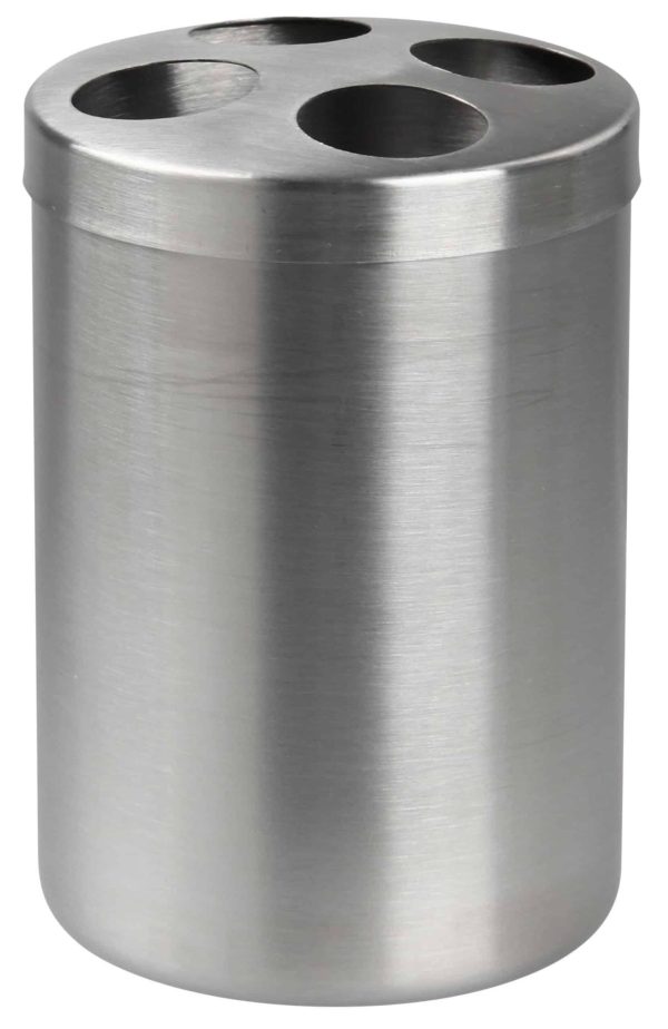 Fackelmann Zahnbürstenhalter Edelstahl
