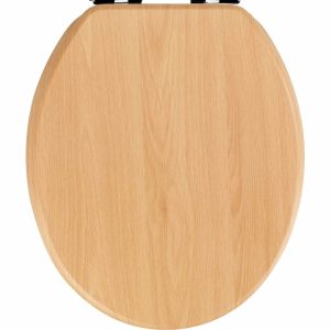 WENKO WC-Sitz Buche Natur