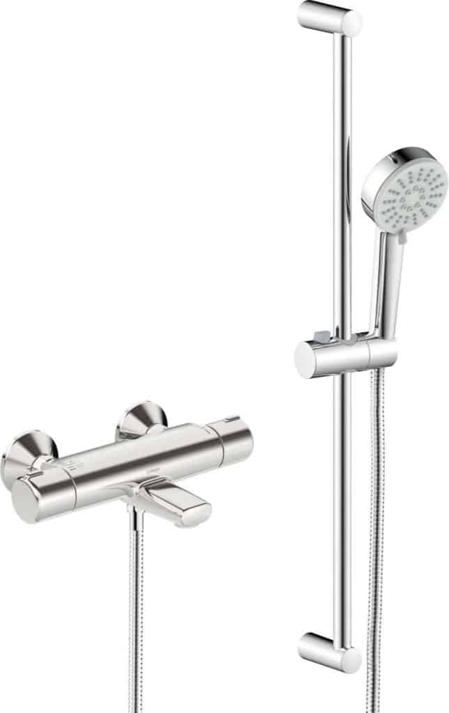 HANSA HANSABASIC Badewannenthermostat und Stangenbrauseset