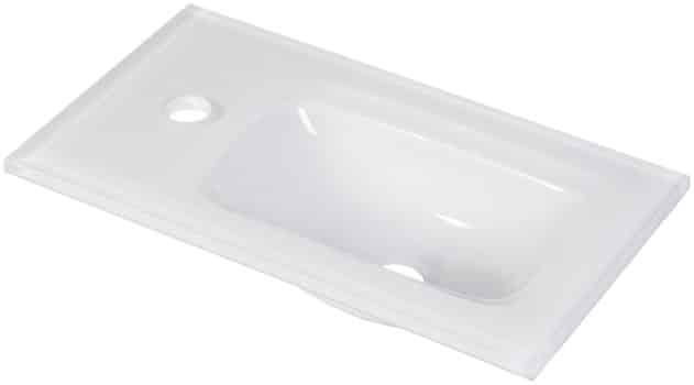 Fackelmann Waschbecken 45 cm aus Glas