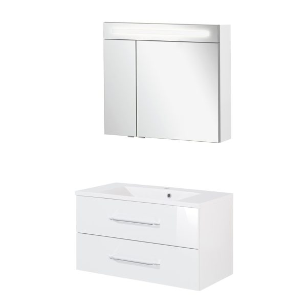 Fackelmann B.CLEVER Badmöbel Set 3-teilig