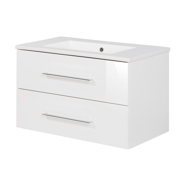 FACKELMANN B.PERFEKT Waschbecken mit Unterschrank 82 cm breit