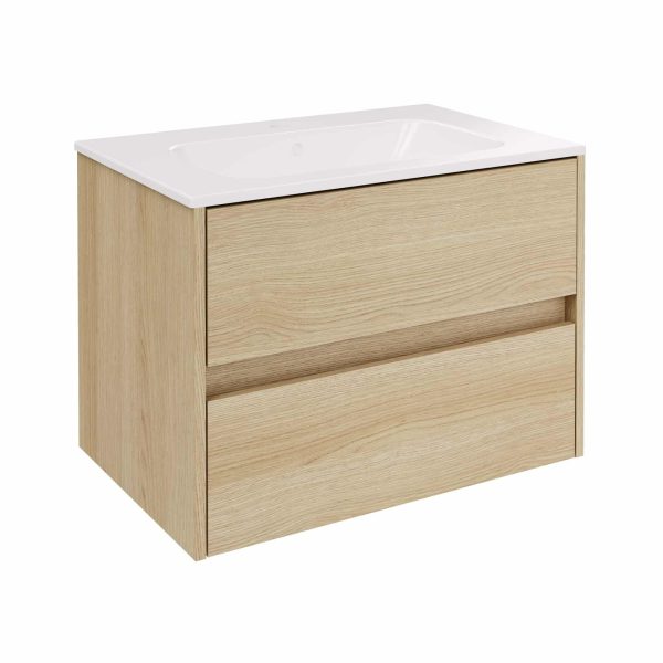 FACKELMANN COMPACT LINE Waschbecken mit Unterschrank 71 cm breit