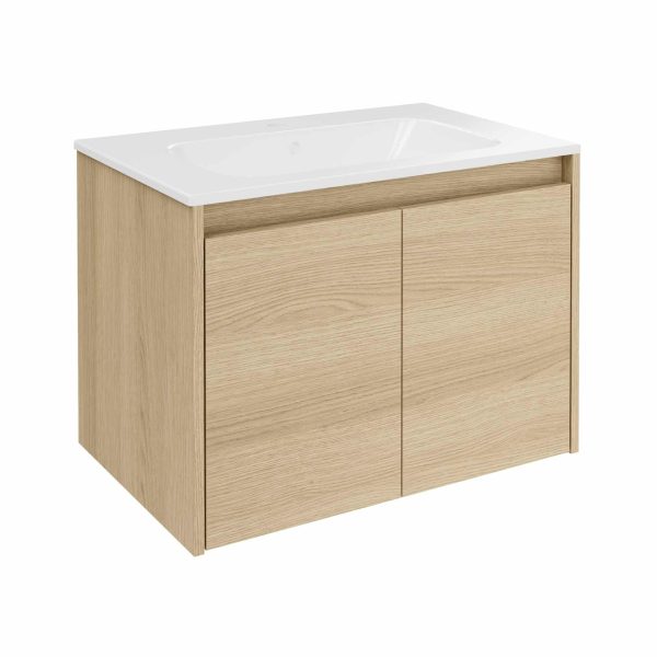 FACKELMANN COMPACT LINE Waschbecken mit Unterschrank 71 cm breit