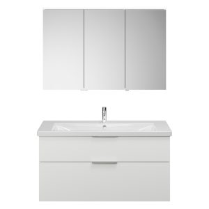 Burgbad EQIO Waschtisch Set mit Spiegelschrank 123 cm breit