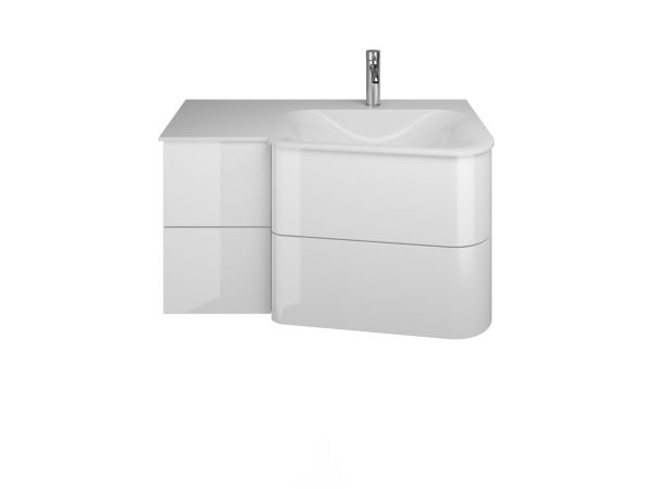 Burgbad BADU Waschbecken mit Unterschrank 92 cm breit