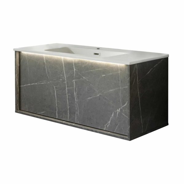 LANZET DUNE Waschbecken mit Unterschrank 101 cm breit