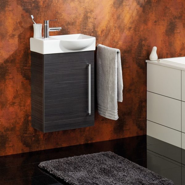 LANZET K3 Gäste WC Set 45 cm Schwarz