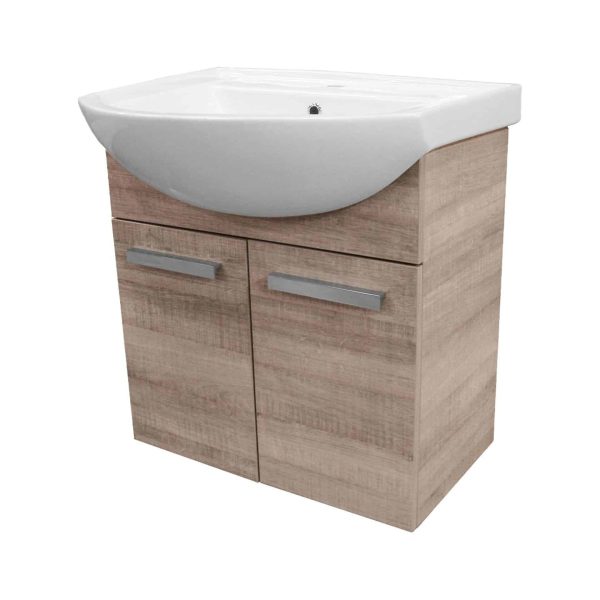 Fackelmann A-VERO Badmöbel Set 2-teilig 65 cm