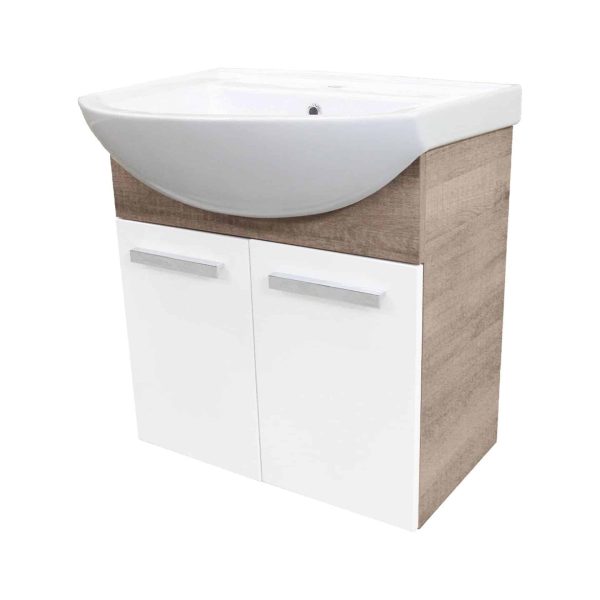 Fackelmann A-VERO Badmöbel Set 2-teilig 65 cm