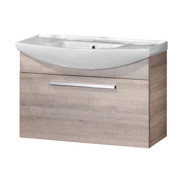 Fackelmann A-VERO Badmöbel Set 2-teilig 100 cm