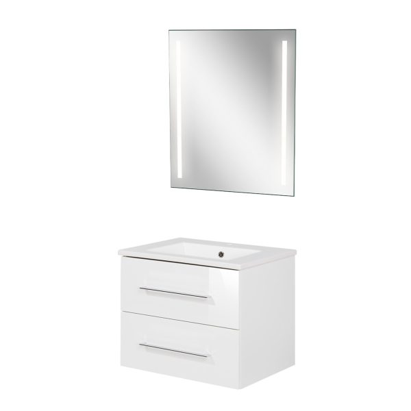 FACKELMANN B.PERFEKT Waschtischset mit Spiegel 62 cm breit