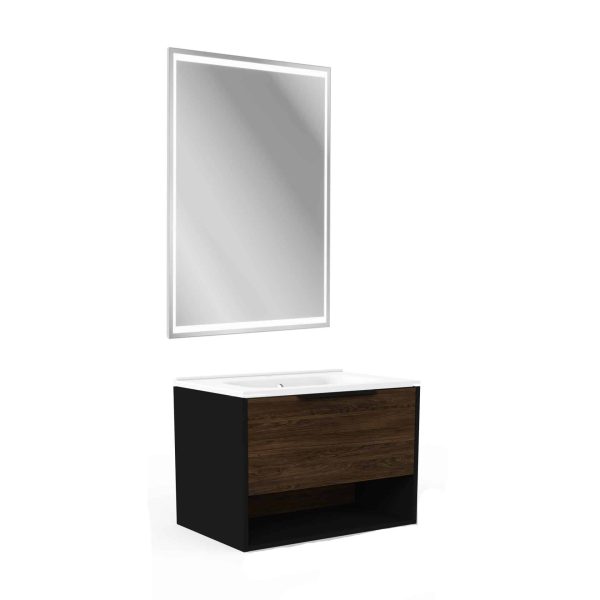 FACKELMANN B.PARIS Waschtisch Set mit Spiegel 70 cm breit