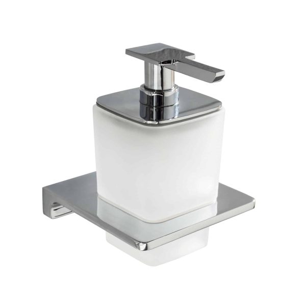 BadeDu SIRIUS Seifenspender mit Halter Chrom