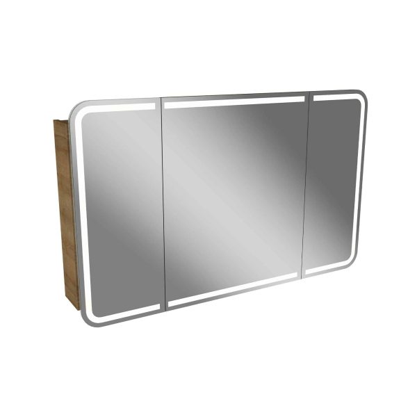 Lanzet M9 Spiegelschrank 120 cm mit umlaufender LED-Beleuchtung