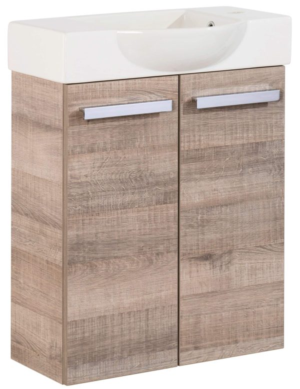 Fackelmann SBC A-VERO Gäste WC Set 2-teilig 55 cm