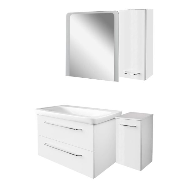 FACKELMANN MILANO Badmöbel Set 5-teilig