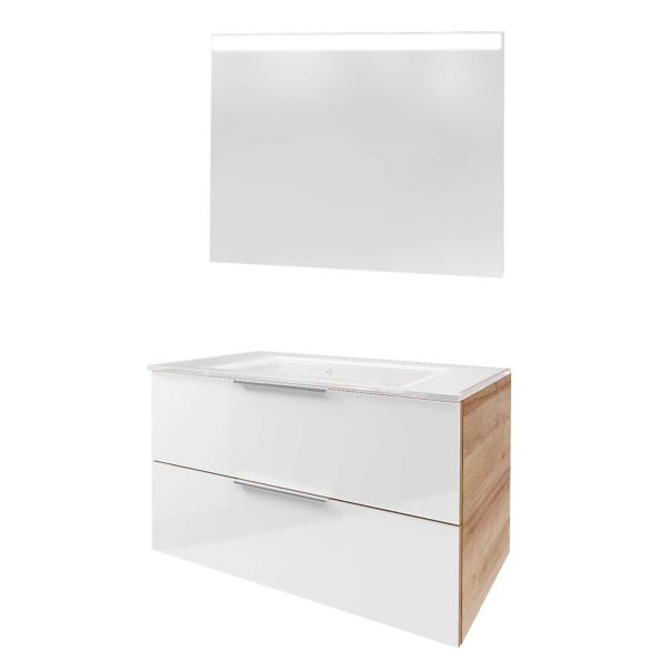 Fackelmann B. BRILLANT Badmöbel Set 3-teilig 100 cm
