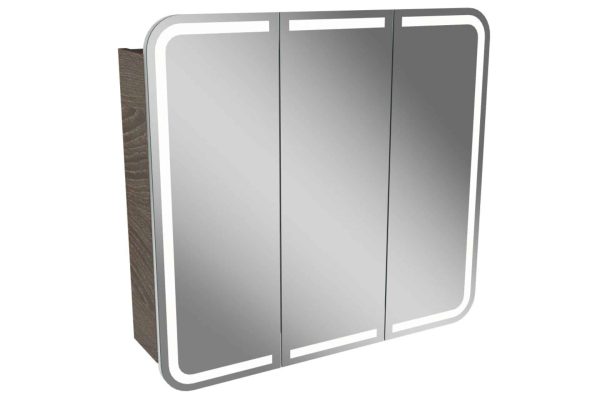 Lanzet M9 Spiegelschrank 80 cm mit umlaufender LED-Beleuchtung