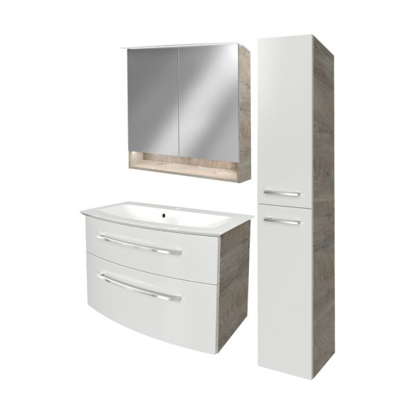 FACKELMANN B.STYLE Badmöbel Set 4-teilig