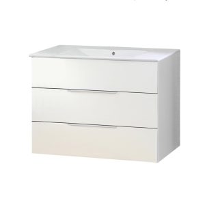 FACKELMANN KARA Waschbecken mit Unterschrank 80 cm breit