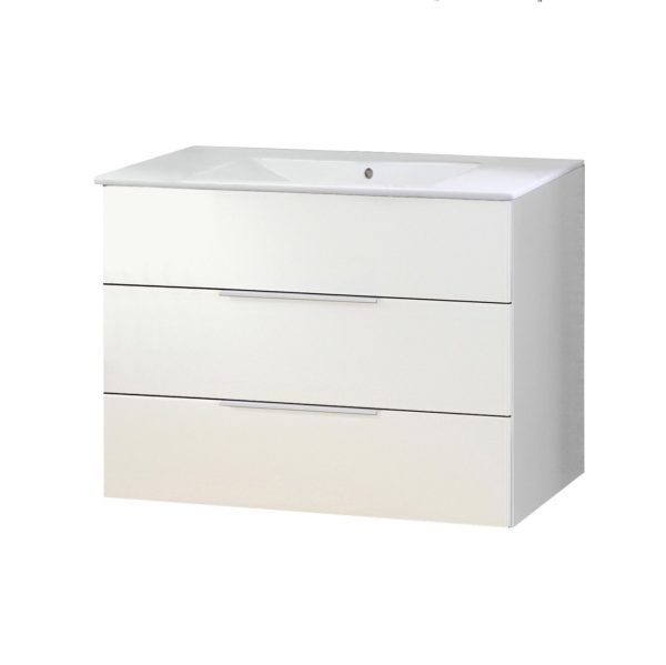 FACKELMANN KARA Waschbecken mit Unterschrank 80 cm breit