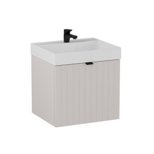 BADEDU ESLA Waschbecken mit Unterschrank 50 cm breit
