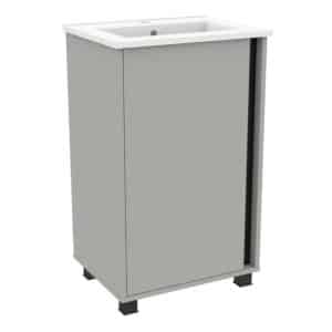 BADEDU LULE Gäste WC Waschtisch Set  51 cm breit
