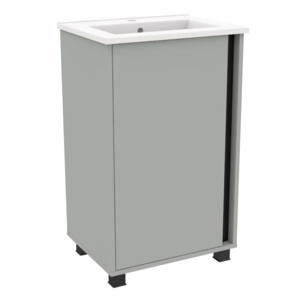 BADEDU LULE Gäste WC Waschtisch Set  51 cm breit