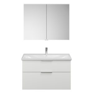 Burgbad EQIO Waschtisch Set mit Spiegelschrank 103 cm breit