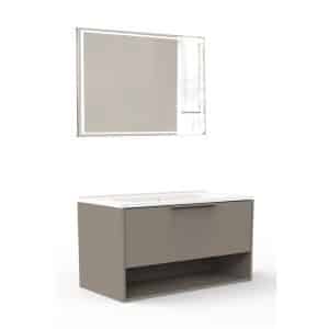 FACKELMANN B.PARIS Waschtisch Set mit Spiegel 90 cm breit